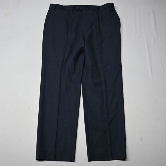 Lauren Ralph Lauren 46L 38x32 Navy Glenn Check Wool Sports Jacket Pants Suit - Picture 8 of 12